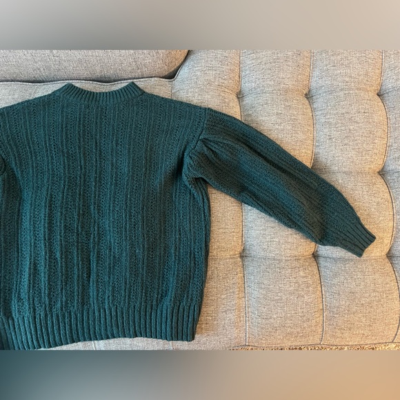 Ava & Viv Green Women's Crewneck Pullover Sweater Green Size 1X (0452) - Picture 11 of 13